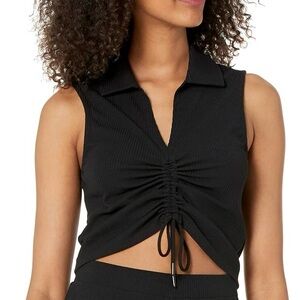 ANTISTAR Black Crop Top
